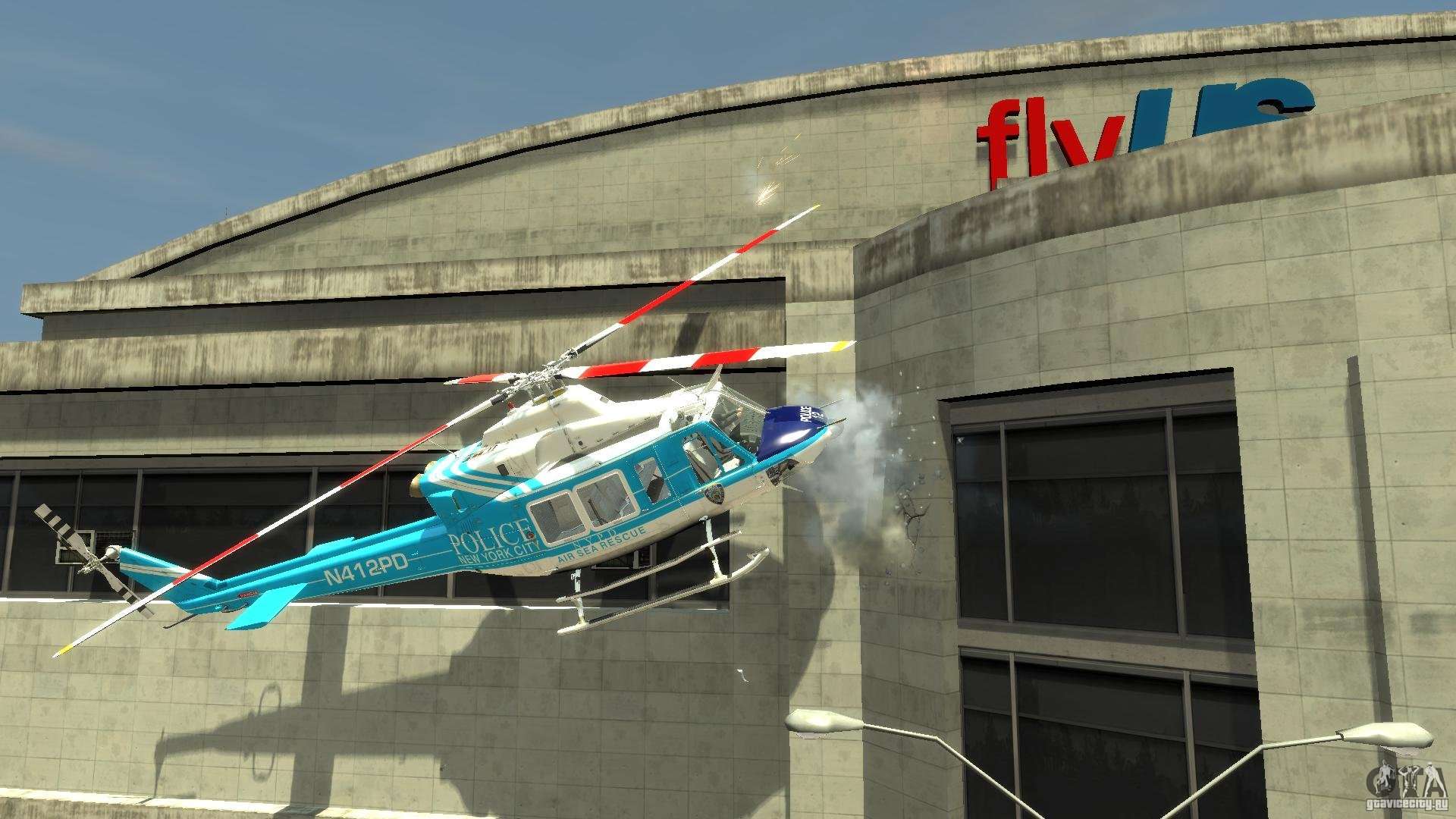 nypd bell 412 ep pour gta 4
