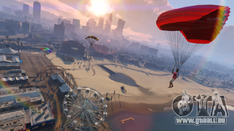 GTA Online les sauts en parachute