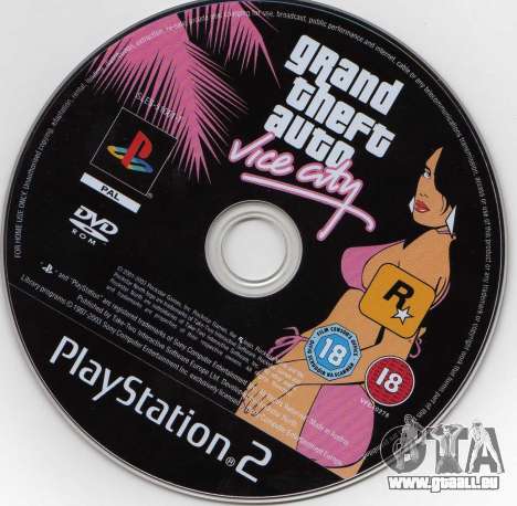 Versionen von GTA VC: die PS2-Version in Nordamerika