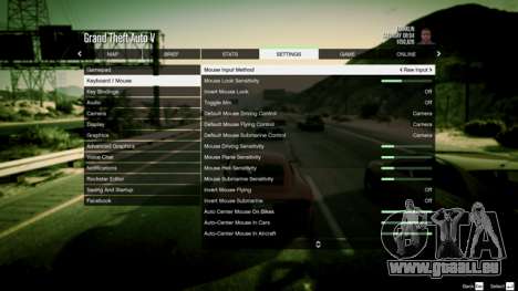 Tipps für GTA 5, Online-PC: Einstellungen für das Spiel