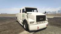 GTA 5 Brute Utility Truck Kurze Container - Frontansicht