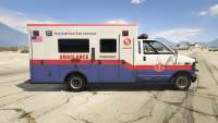 GTA 5 Brute Ambulance Mission Row San Andreas - seitenansicht