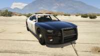 GTA 5 Bravado Buffalo Police - vue de face