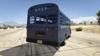 GTA 5 Vapid Prison Bus - Ansicht von hinten