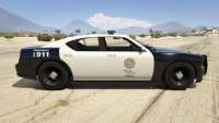 GTA 5 Bravado Buffalo Police - vue de côté