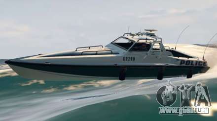 Police Predator  de GTA 5 - captures d'écran, la description et les caractéristiques du bateau
