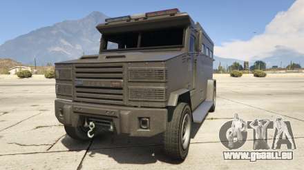 GTA 5 Brute Police Riot - captures d'écran, les caractéristiques et la description du camion.