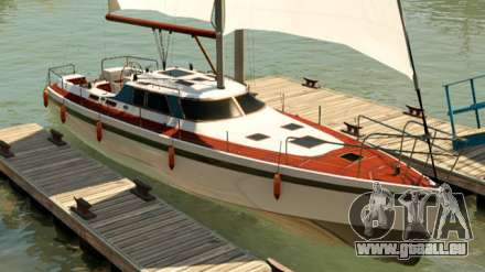 Dinka Marquis von GTA 5 - screenshots, Beschreibung und Merkmale der Boot