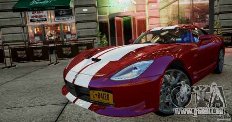Dodge Viper GTS 2013 pour GTA 4