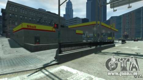 Shell Petrol Station V2 Updated für GTA 4