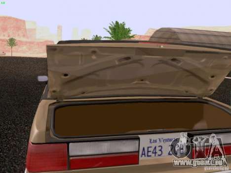 Ford Mustang GT 5.0 Convertible 1987 pour GTA San Andreas