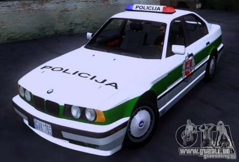 BMW E34 Policija pour GTA San Andreas
