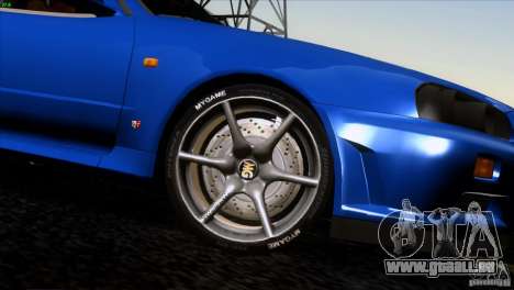 Nissan Skyline R34 Drift pour GTA San Andreas
