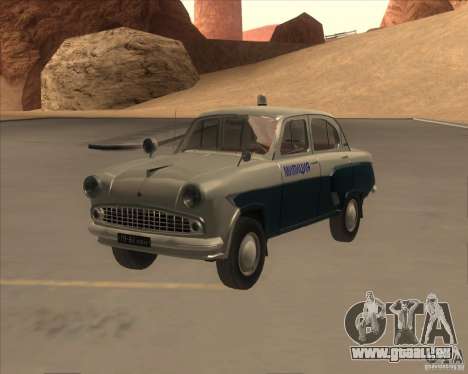 Moskvitch 403 avec Police pour GTA San Andreas