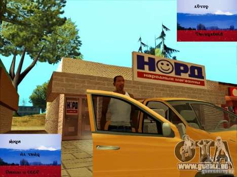 Russische Geschäfte hinter den Haus-CJ für GTA San Andreas