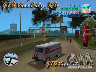 UAZ ambulance v2.0 pour GTA Vice City