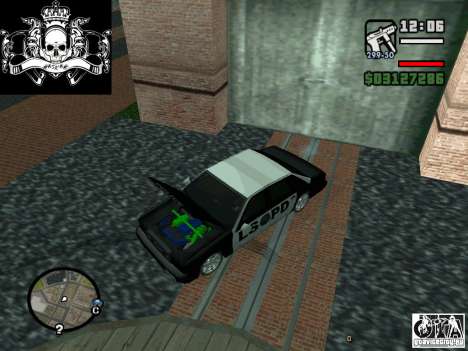 Police car New v 1.0 für GTA San Andreas