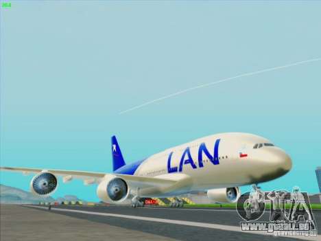Airbus A380-800 Lan Airlines pour GTA San Andreas