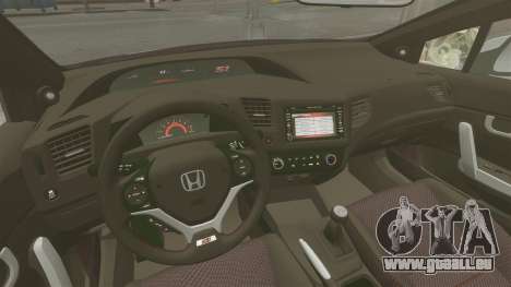 Honda Civic Si Coupe 2012 pour GTA 4