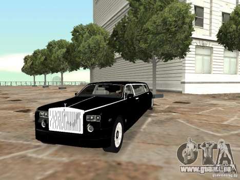 Chauffeur de Rolls-Royce Phantom Limousine 2003 pour GTA San Andreas