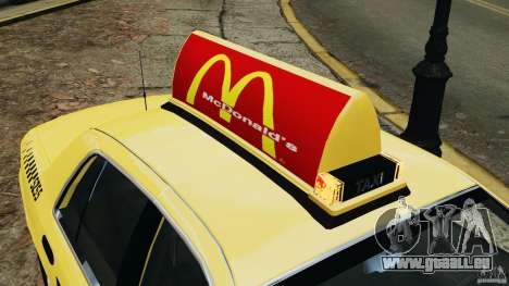Ford Crown Victoria NYC Taxi 2004 pour GTA 4