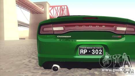 Dodge Charger SRT8 Carabineros pour GTA San Andreas