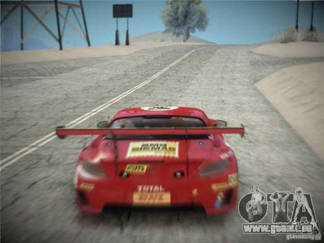 Mercedes-Benz SLS AMG GT3 Black Falcon 2011 pour GTA San Andreas