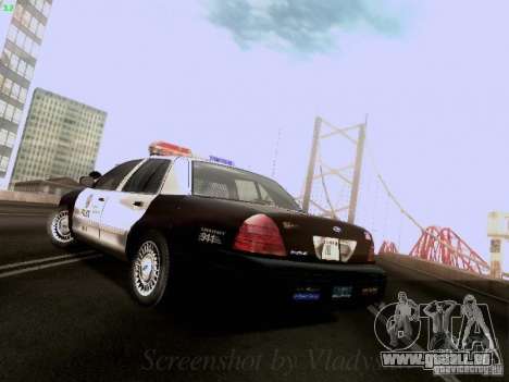 Ford Crown Victoria Los Angeles Police für GTA San Andreas