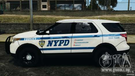 Ford Explorer NYPD ESU 2013 [ELS] pour GTA 4