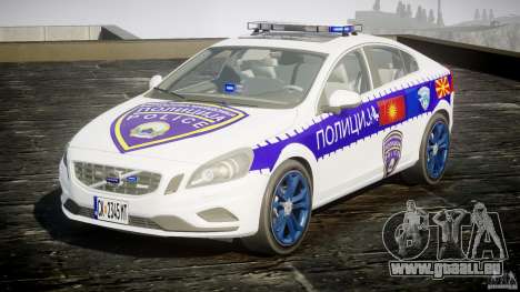 Volvo S60 Macedonian Police [ELS] für GTA 4