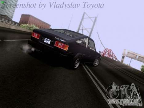 Toyota Corolla TE71 Coupe pour GTA San Andreas