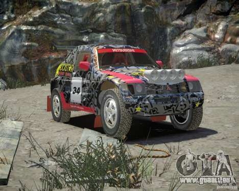 Mitsubishi Pajero Proto Dakar EK86 vinyle 1 pour GTA 4