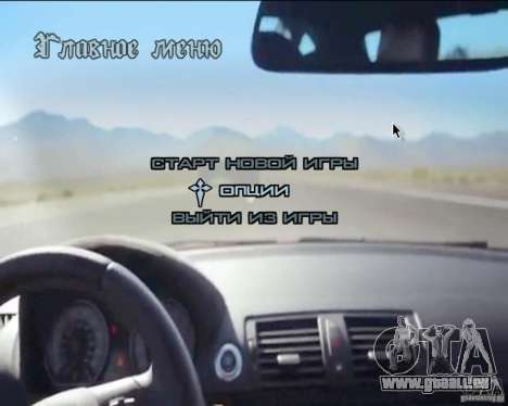 Video-Hintergründe im Menü für GTA San Andreas