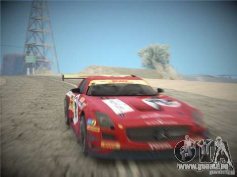 Mercedes-Benz SLS AMG GT3 Black Falcon 2011 pour GTA San Andreas