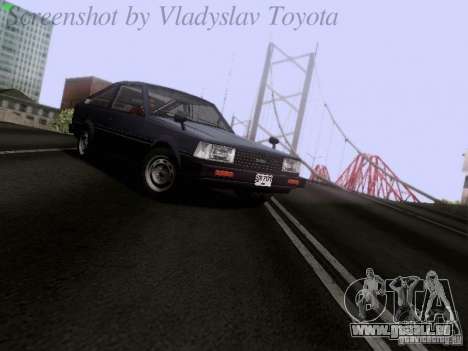 Toyota Corolla TE71 Coupe pour GTA San Andreas