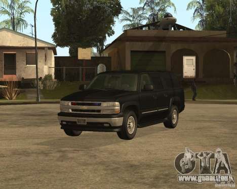 Chevrolet Suburban FBI pour GTA San Andreas
