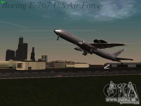 Boeing E-767 U.S Air Force für GTA San Andreas