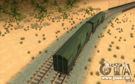 Un train reliant le jeu Half-Life 2 pour GTA San Andreas