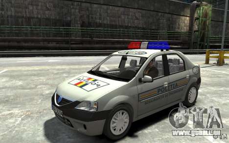 Dacia Logan Prestige Politie pour GTA 4