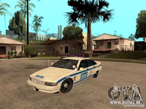 NYPD Chevrolet Caprice Marked Cruiser für GTA San Andreas