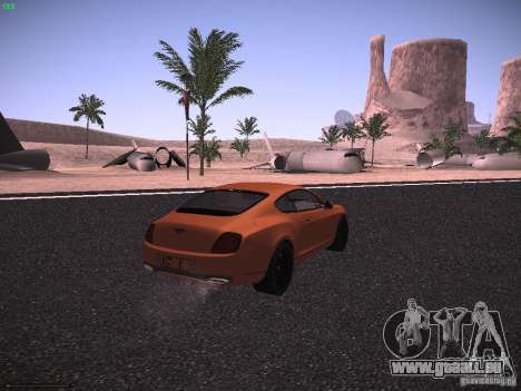 Bentley Continetal SS Dubai Gold Edition pour GTA San Andreas