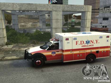 Ford F-350 Ambulance FDNY pour GTA 4