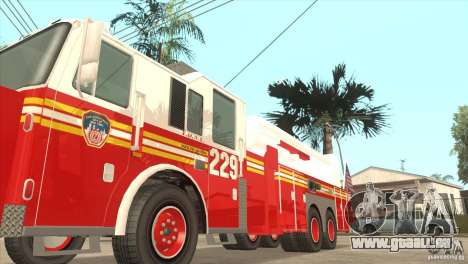 FDNY Seagrave Marauder II Tower Ladder pour GTA San Andreas