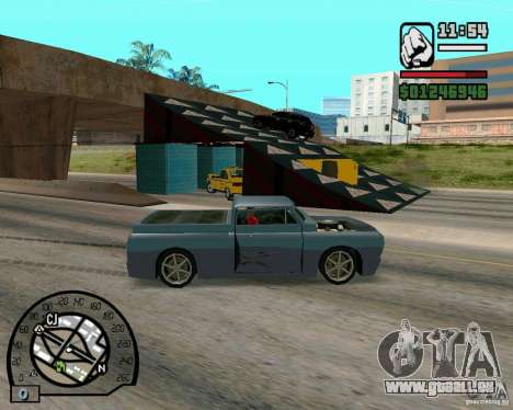 Saute sur la route de Las Venturase pour GTA San Andreas