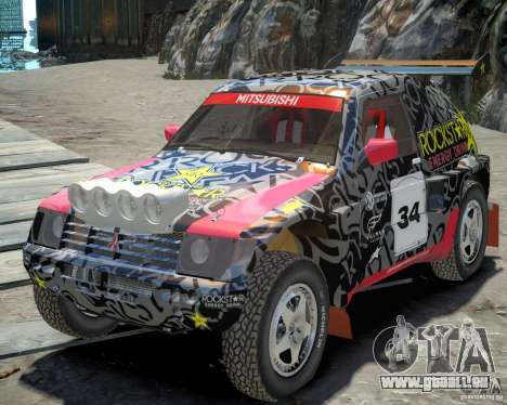 Mitsubishi Pajero Proto Dakar EK86 vinyle 1 pour GTA 4