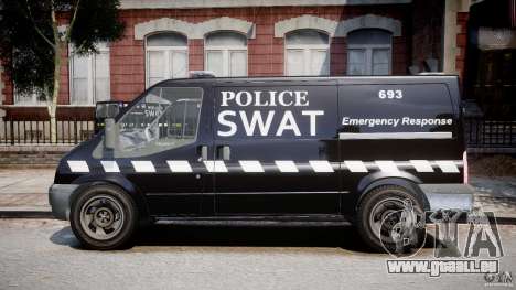 Ford Transit SWAT [ELS] für GTA 4