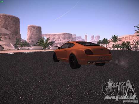 Bentley Continetal SS Dubai Gold Edition pour GTA San Andreas