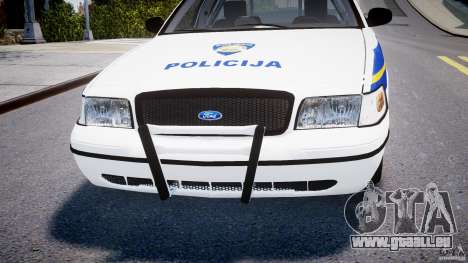 Ford Crown Victoria Croatian Police Unit für GTA 4