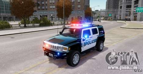 Hummer H3X 2007 LC Police Edition ELS pour GTA 4