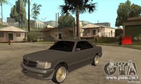 Mercedes-Benz 560 sec w126 1991 pour GTA San Andreas